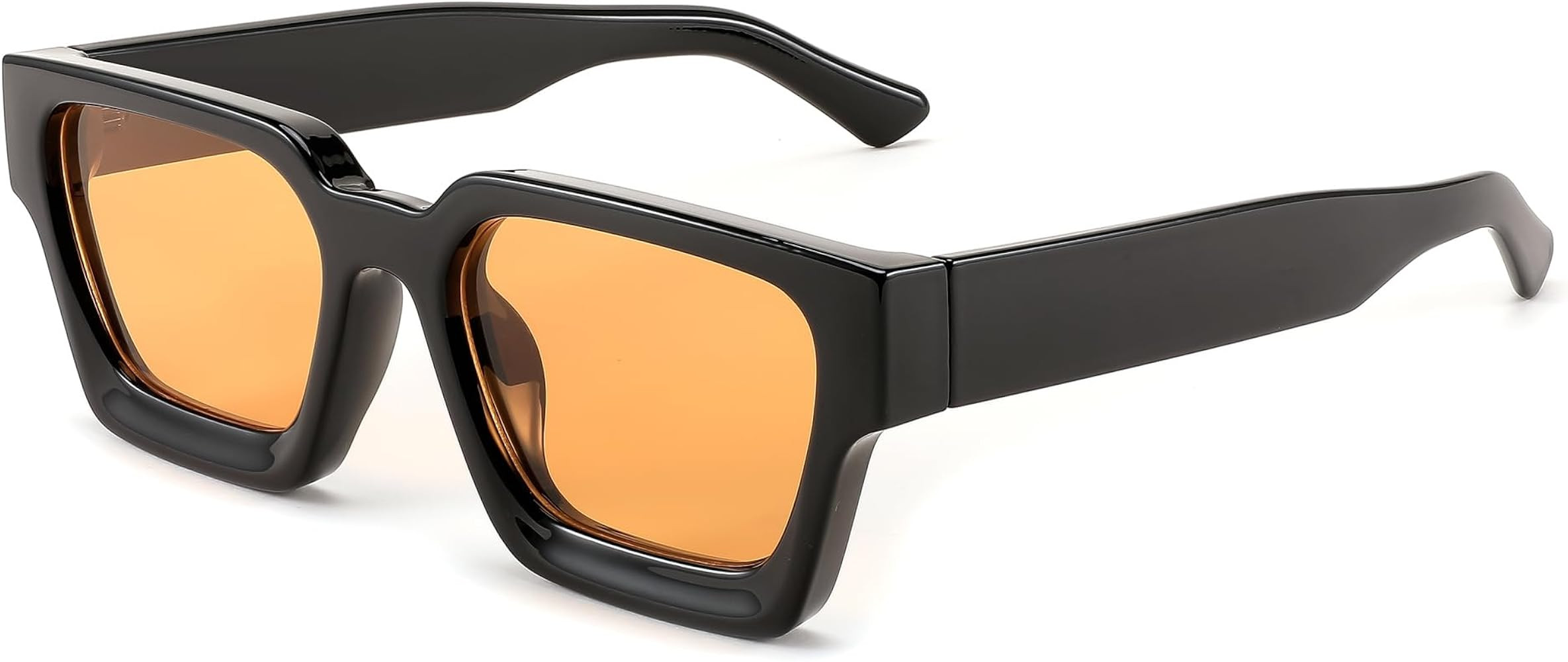 FEISEDY Retro 90s Square Sunglasses for Women Men Trendy Chunky Rectangle Sunglasses UV400 Protec... | Amazon (US)