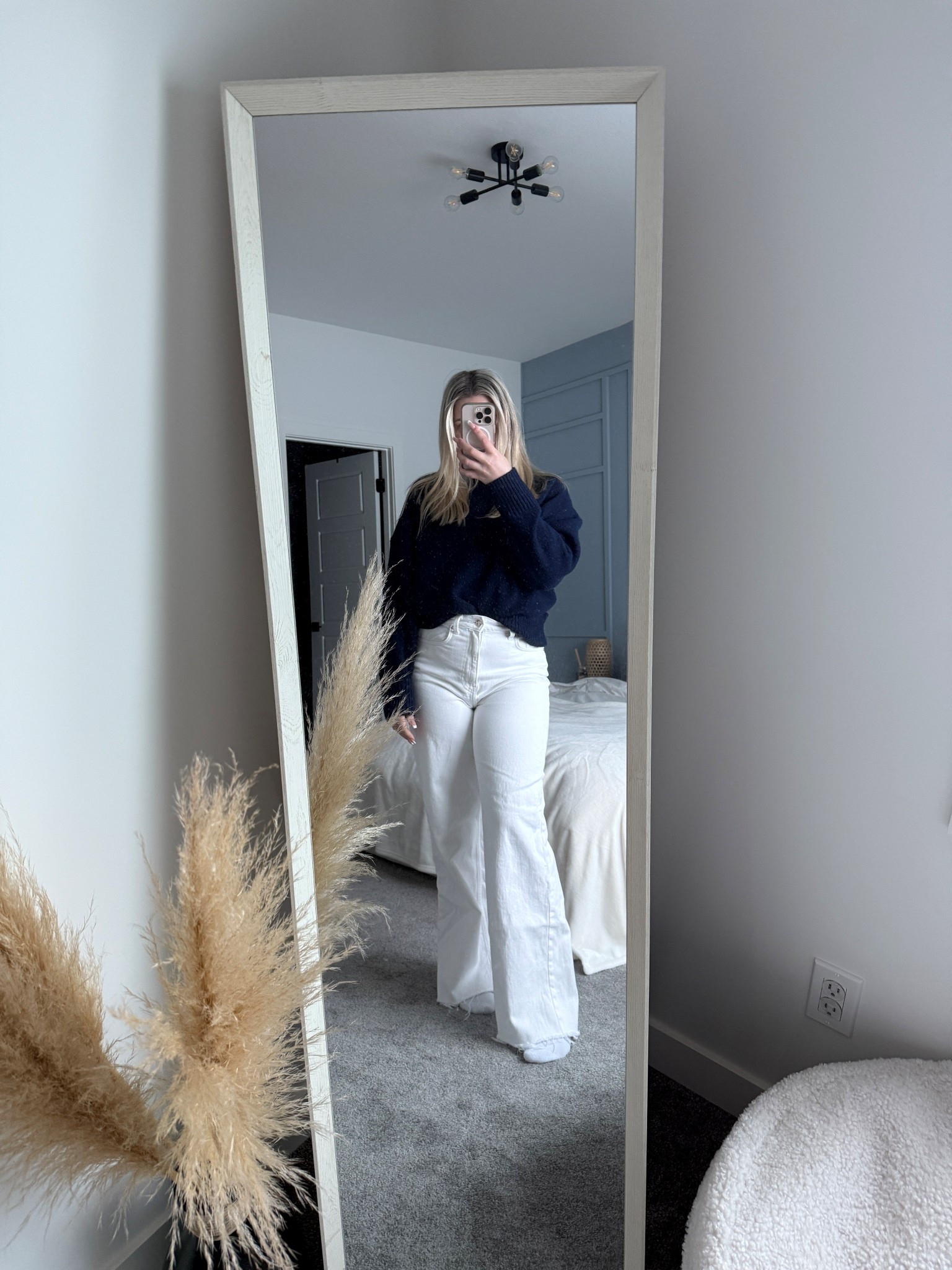 Yes we’re wearing white pants after Labour Day still… I’m calling it winter white! ❄️🤍

#LTKwinter #LTKjeans #LTKcanada