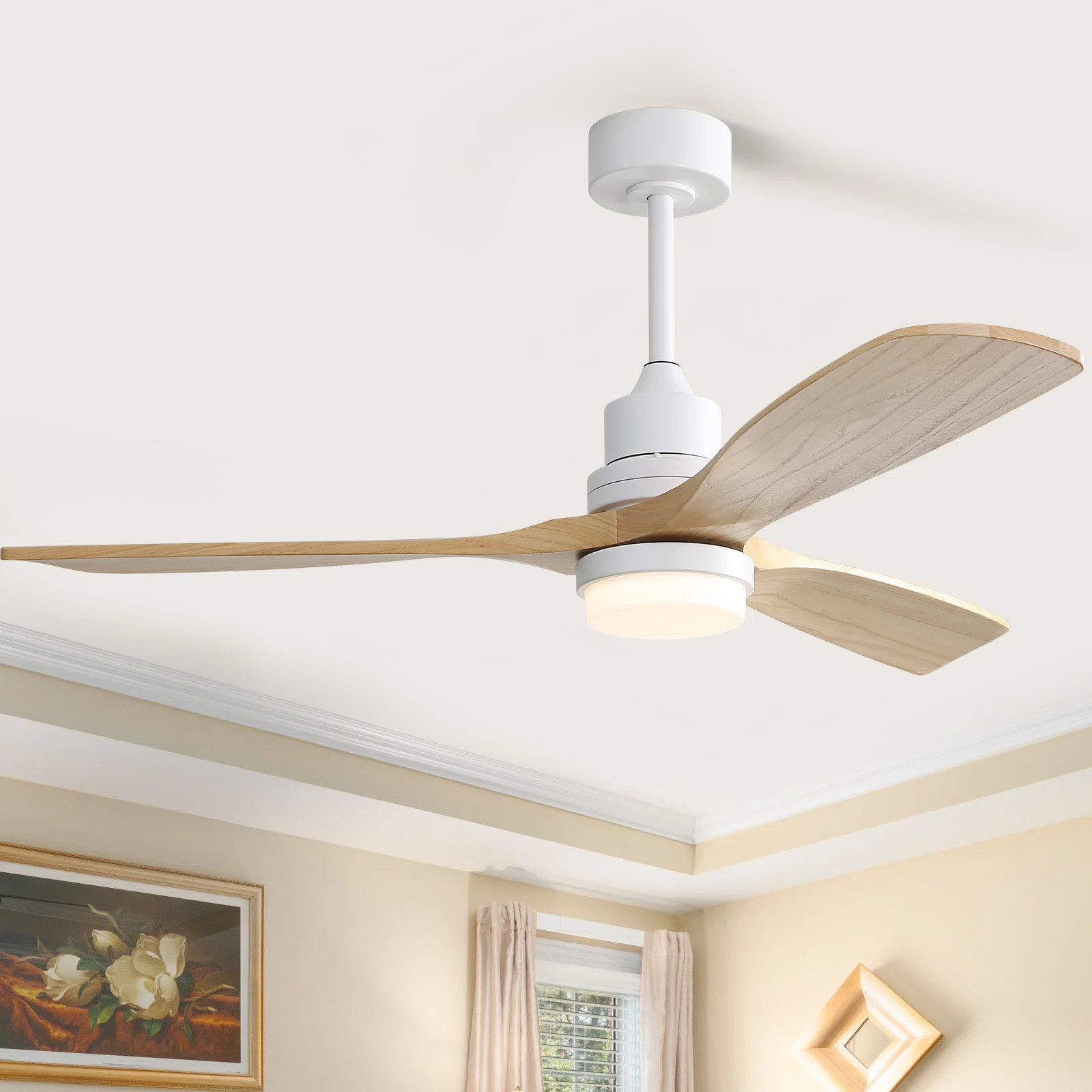 Nicola 52'' 3 - Blade Modern Ceiling Fan with Remote Control and Light Kit | Wayfair North America