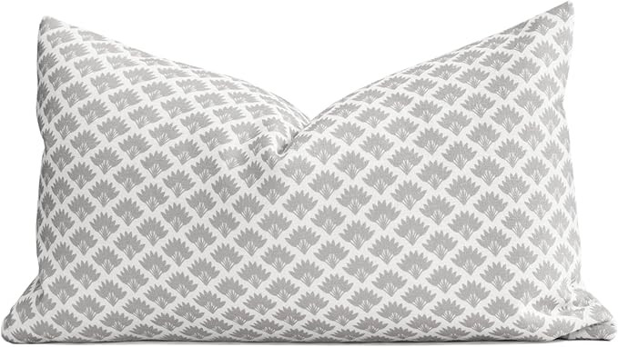 Crumbs Home Modern Farmhouse Fall Linen Indoor Outdoor Lumbar Pillow Cover Only, 12"x20" Water Re... | Amazon (US)