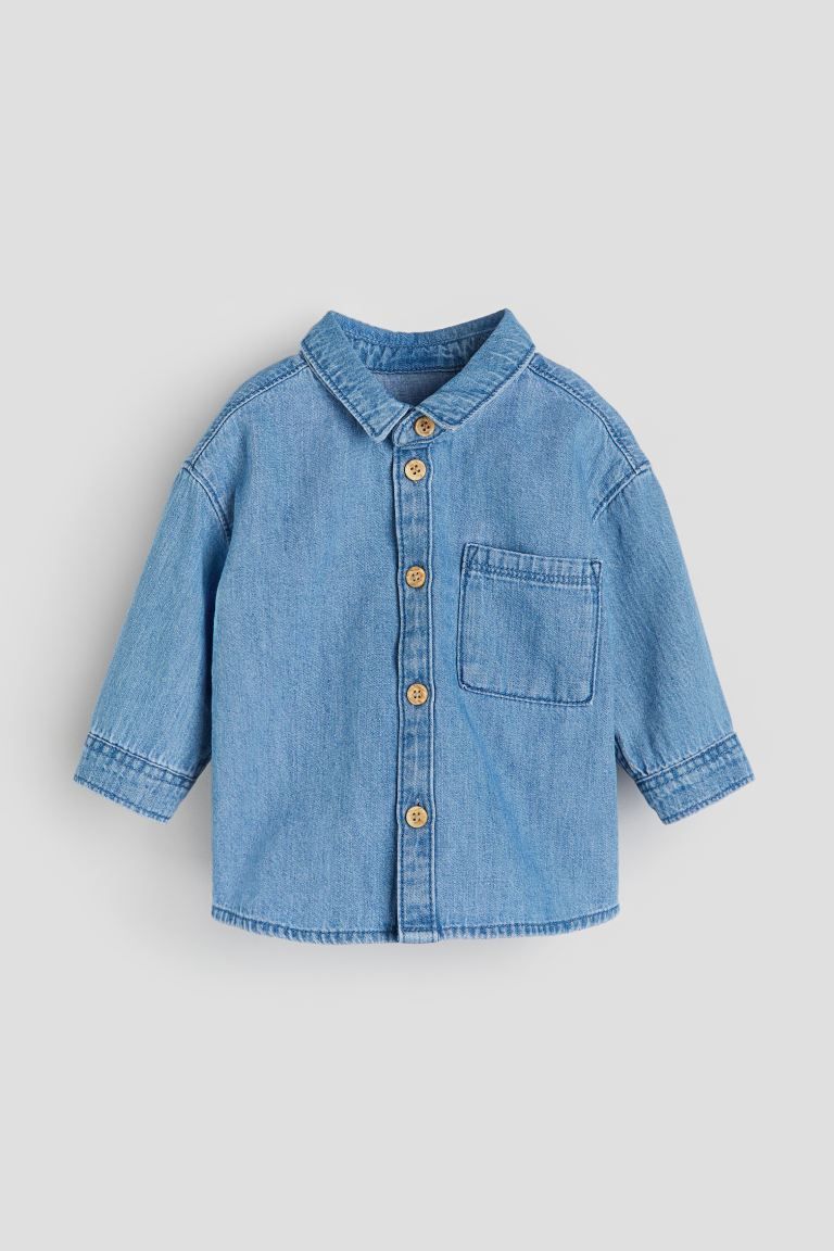 Denim Shirt - Denim blue - Kids | H&M US | H&M (US + CA)