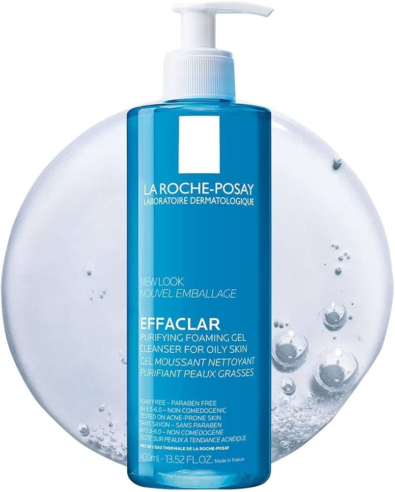 La Roche-Posay Effaclar Purifying Foaming Gel Cleanser for Oily Skin | With Zinc Pidolate To Remo... | Amazon (US)