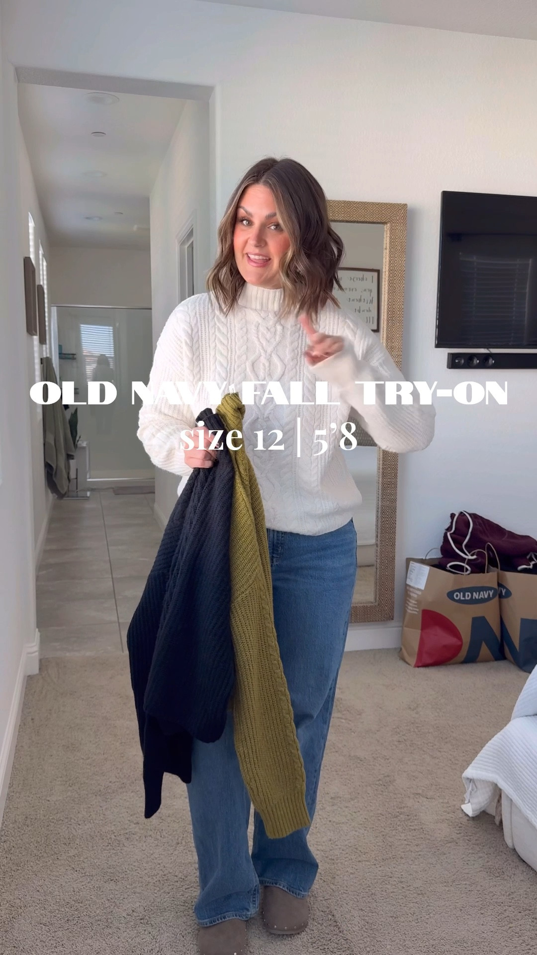 Old Navy 50% off EVERYTHING ONLINE!! 10/10 recommend stocking up!

Cable knit sweaters, medium (size down)
Fleece sweaters, large Jeans, 12 (curvy fit)
Trousers, 12 (I also have 14 for a longer length)
Coat, medium (size down)
Striped button down, large Loungewear pants, large Shoes, 10 (true to size)


@oldnavy #oldnavypartner size 12, midsize, curvy jeans, fall outfit, fall fashion, closet staples, elevated basics

#LTKMidsize #LTKFindsUnder50 #LTKSeasonal