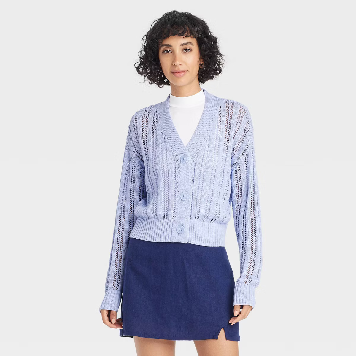 Women's Openwork Cardigan - A New Day™ | Target