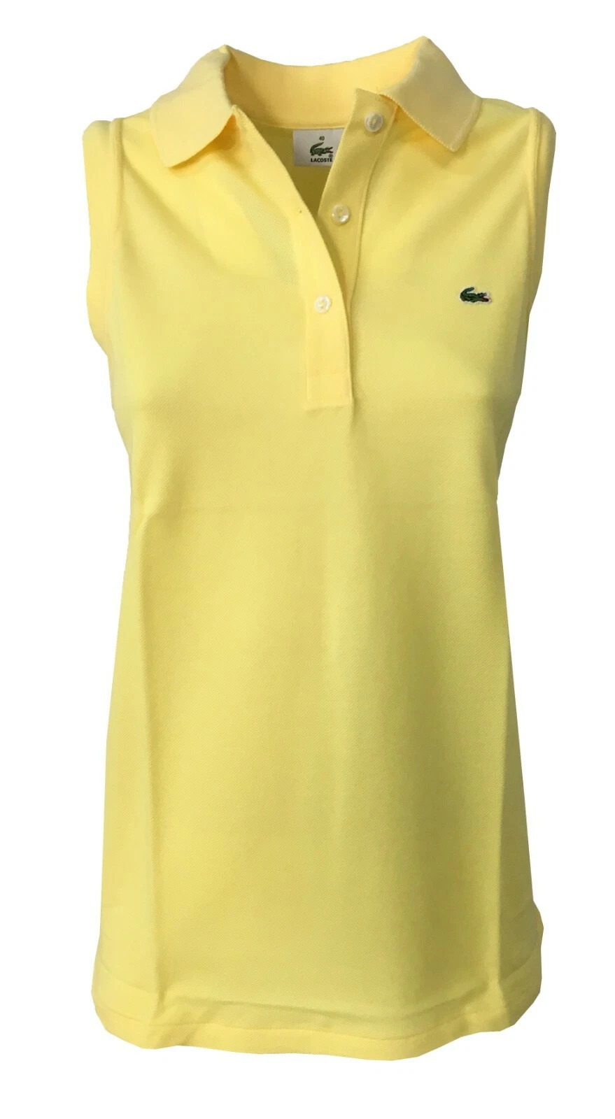 Women's Sleeveless LACOSTE T-Shirt Model L1430 100% Cotton | eBay US