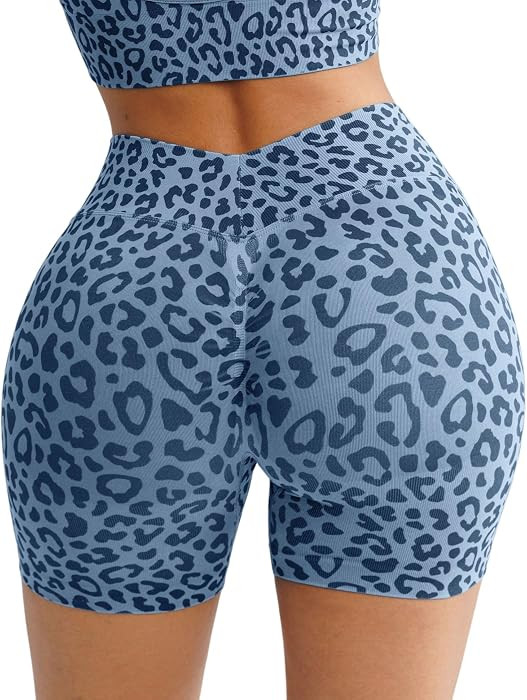 BRXL Scrunch Butt Lifting Shorts for Women V Back Seamless 5" High Waist Workout Gym Compression ... | Amazon (US)
