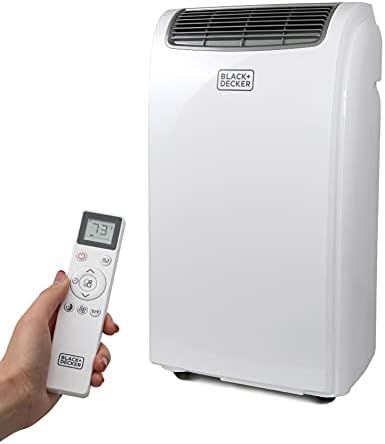 BLACK+DECKER BPT05WTBA Portable Air Conditioner, 5,000 BTU SACC/CEC (8,500 BTU ASHRAE), White | Amazon (US)