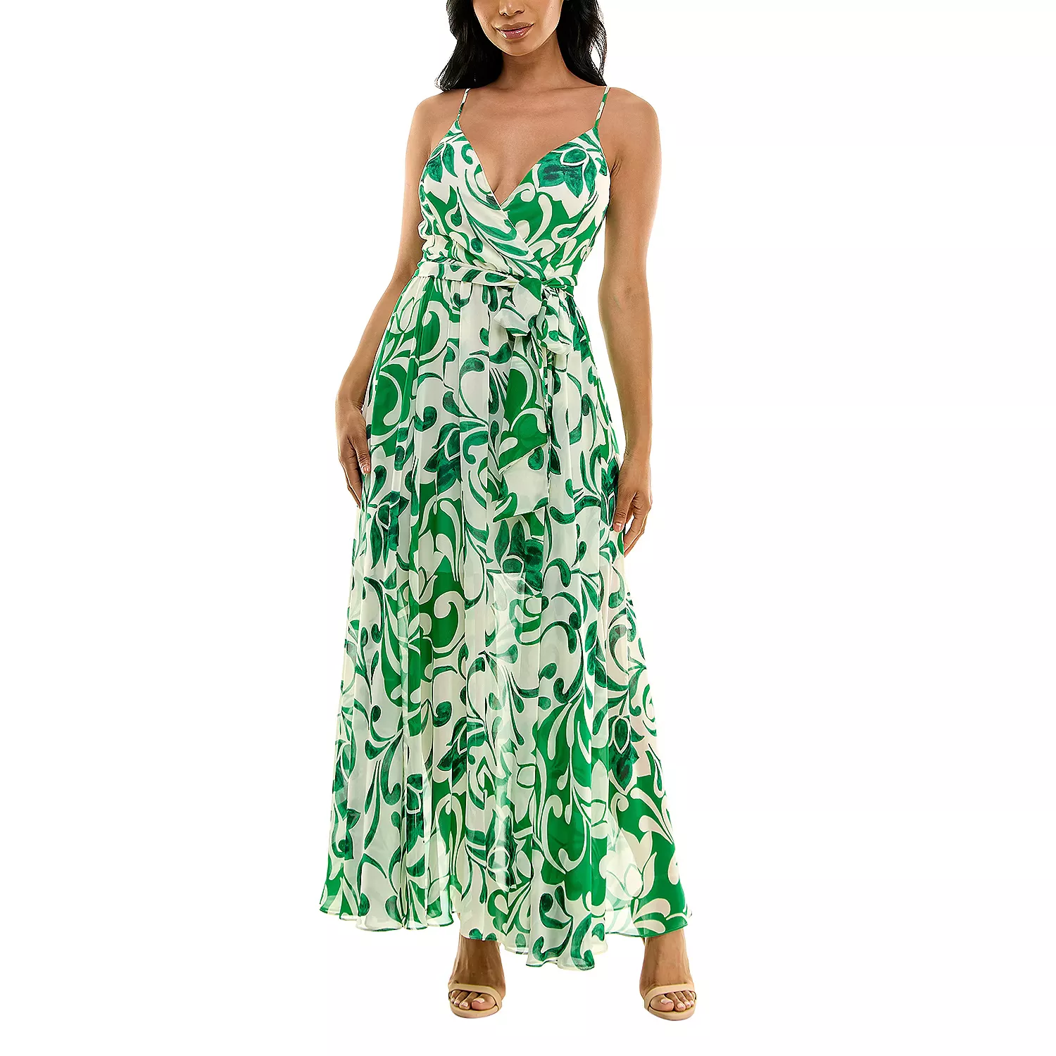 Premier amour sleeveless hot sale floral maxi dress