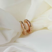 Cosmic Dome Hoops in Gold | Astrid and Miyu