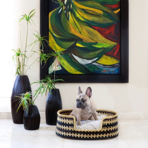 Dog Bed Handmade Dog Bed Dog Lounger Dog Seat Basket Dog | Etsy | Etsy (CAD)