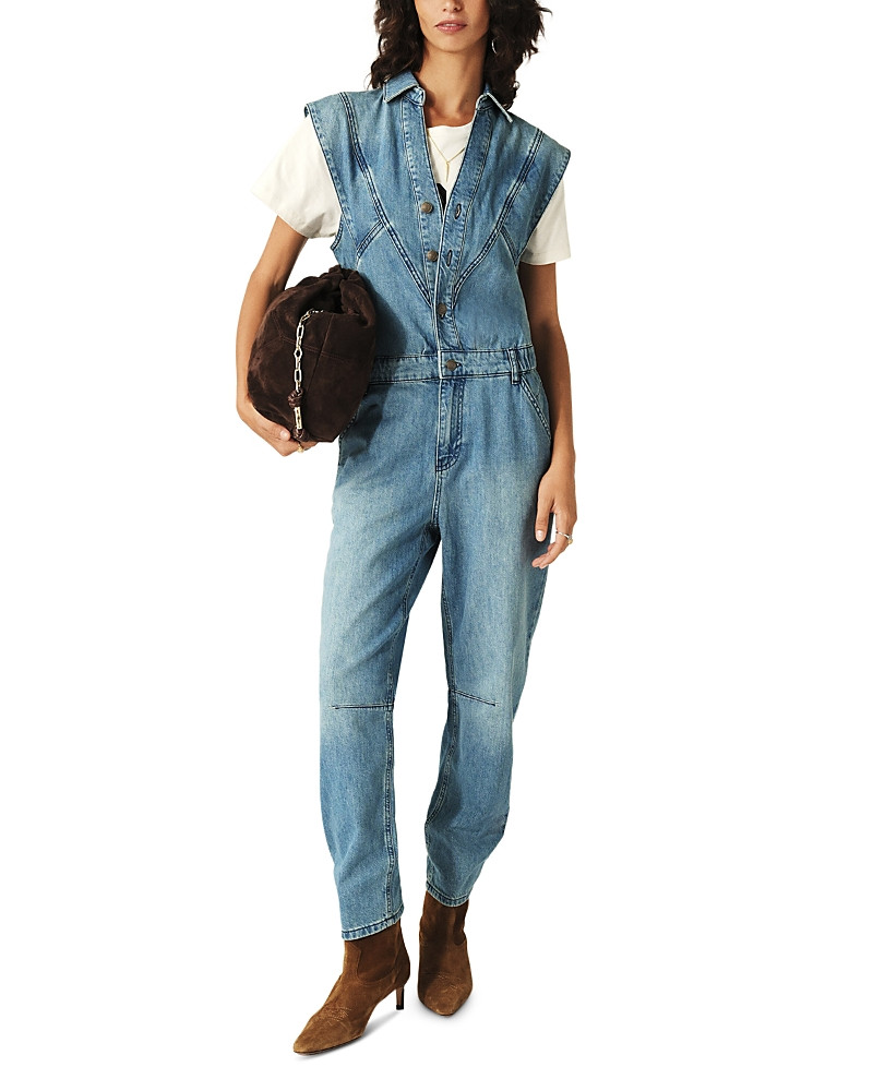ba & sh Figo Denim Jumpsuit | Bloomingdale's (US)