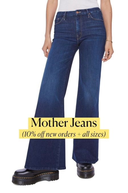 Jeans
Wide Leg Jeans
Denim 
Mother jeans 
10% off new orders and available in all sizes!