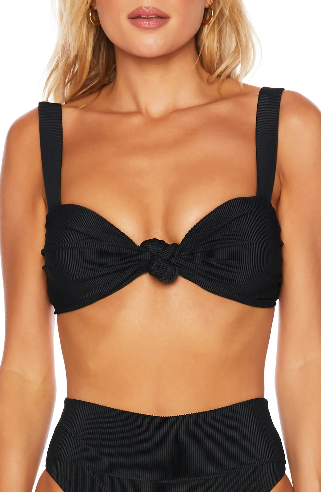 Sophia Knot Front Bikini Top (Women) | Nordstrom | Nordstrom