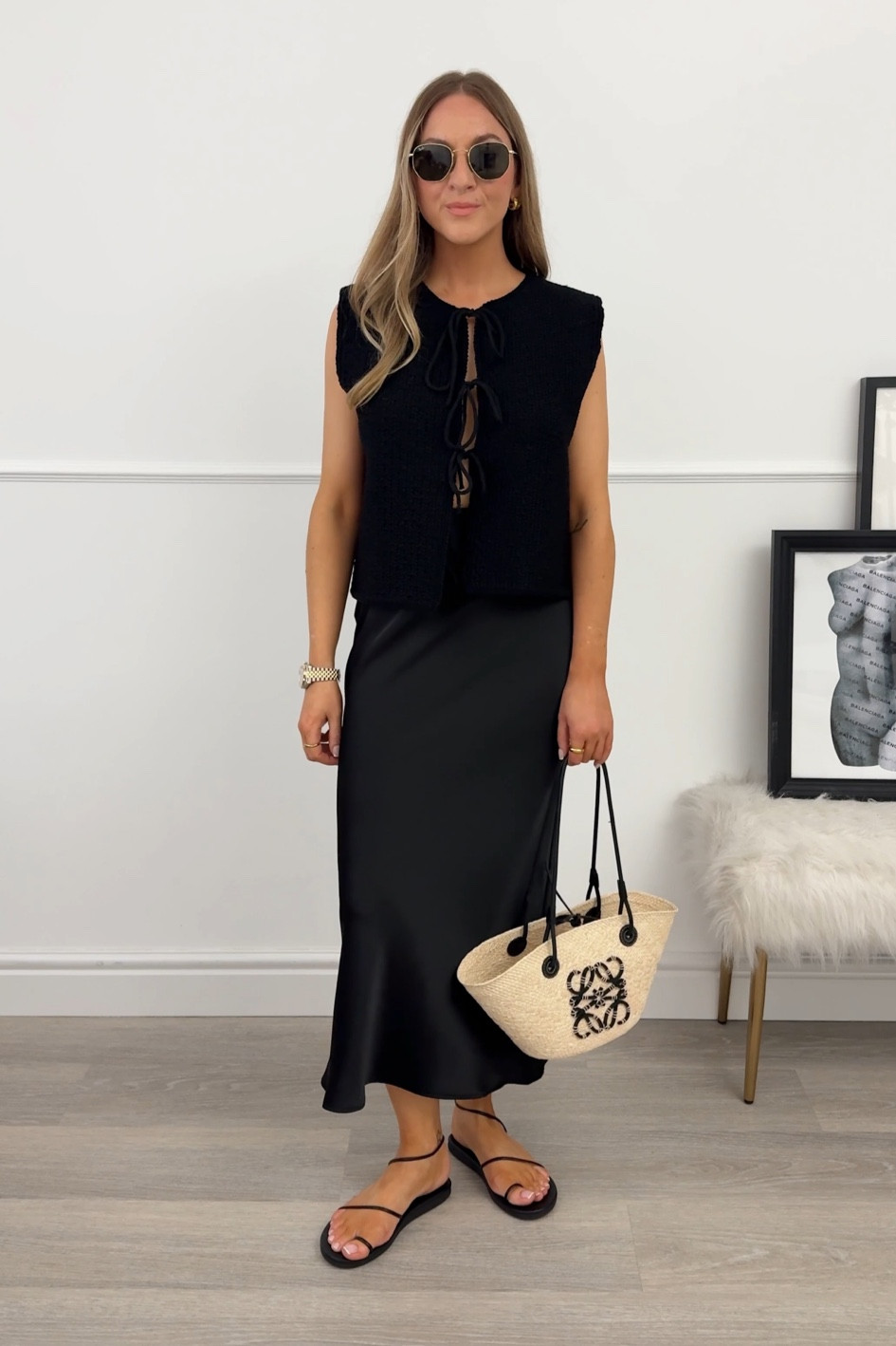 All black outfit with a satin midi skirt 🖤

Top: 8
Skirt: 6 / xs

#LTKluxury #LTKstyletip #LTKsummer