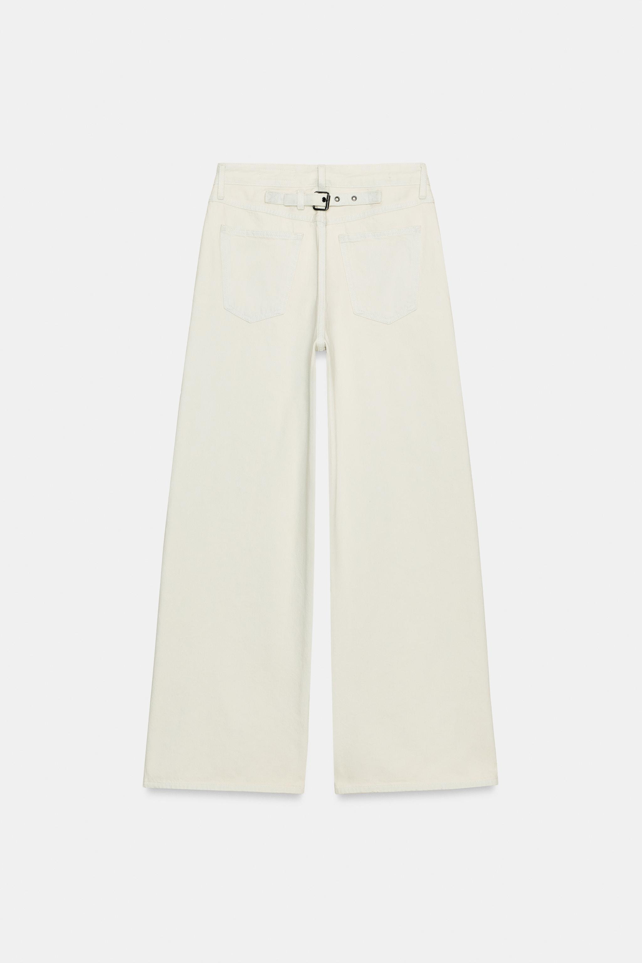 ZW COLLECTION MID-RISE BELT LOOP JEANS | Zara US