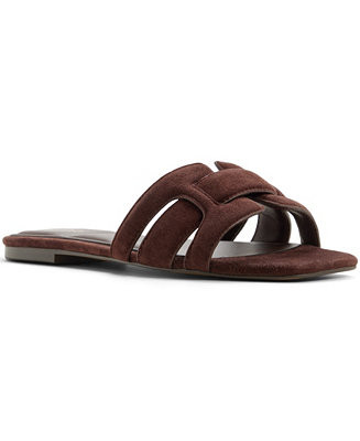 ALDO Women's Elenaria Square Toe Flat Sandals - Macy's | Macy's