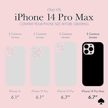 Kate Spade New York iPhone 14 Pro Max Case, Compatible with Wireless Charging - Multi Floral Rose... | Amazon (US)