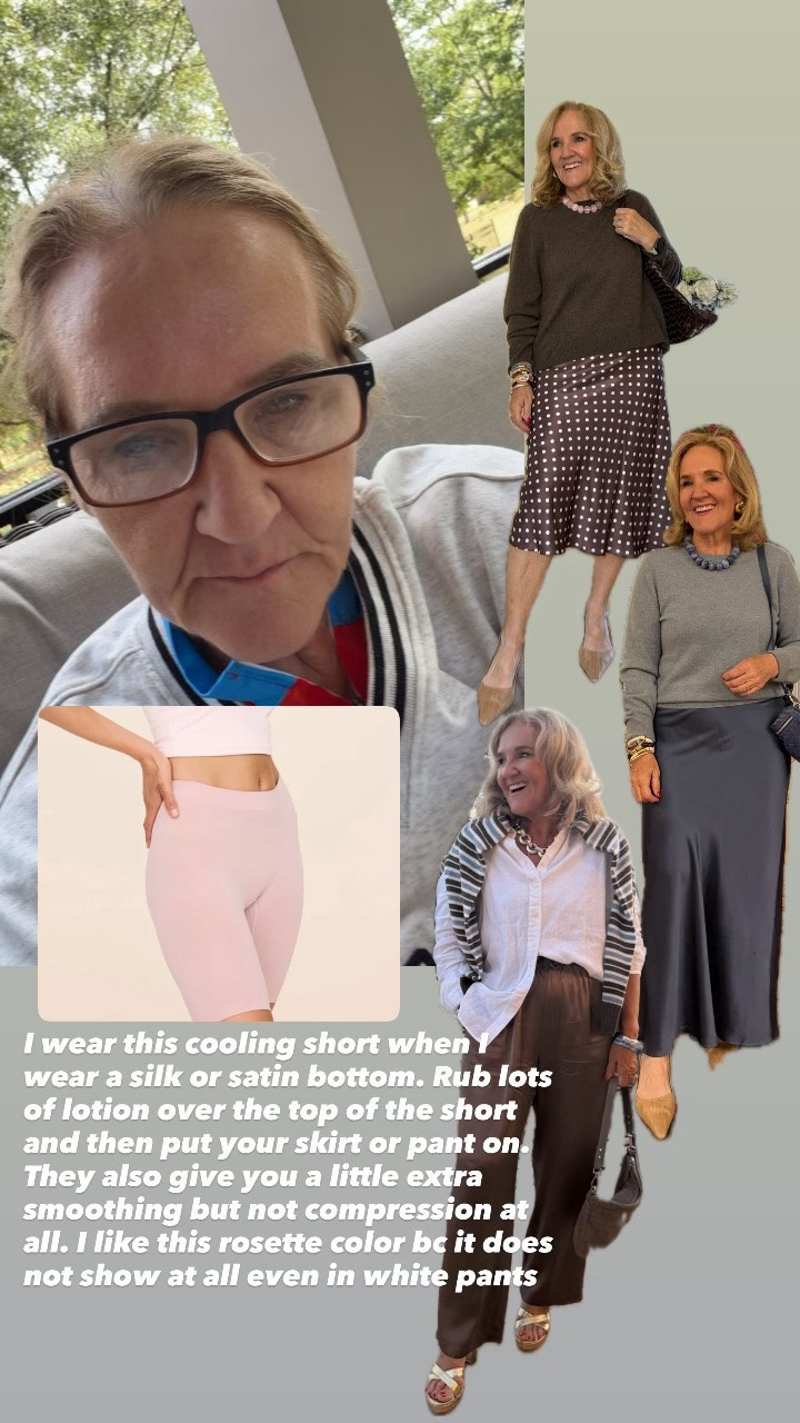 My trick got static and silk/satin bottoms. 
Works great!

#LTKOver40 #LTKdayinmylife #LTKPetite