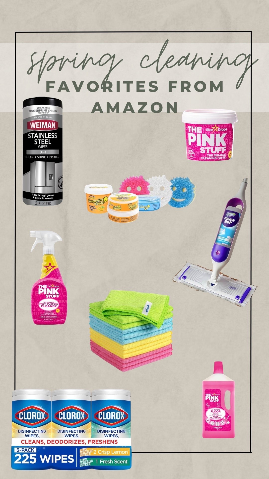 Spring cleaning favorites that make cleaning feel ✨slightly✨ less painful 🤍🧼 #AmazonFinds #SpringCleaning #CleaningFavorites #HomeEssentials #AmazonHome #CleanGirl #CleaningMustHaves #AmazonFavorites #HomeFinds #LTKHome #TikTokMadeMeBuyIt #AmazonCleaning #HomeRefresh #CleaningTok #FreshHome