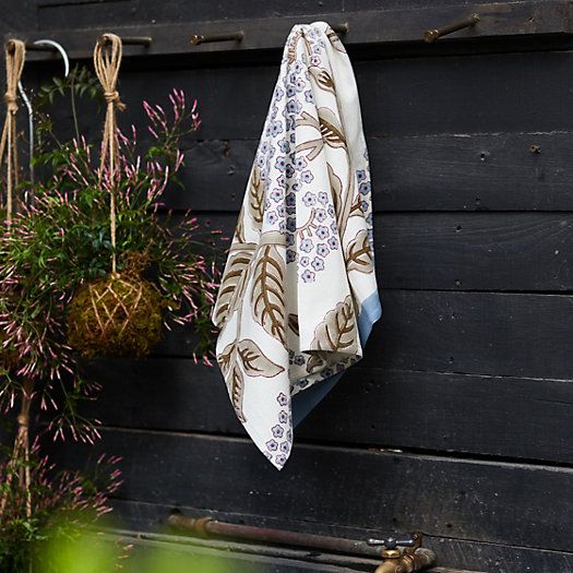 Elderflower Sky Dish Towel | Terrain