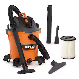 RIDGID 12 Gallon 5.0 Peak HP NXT Wet/Dry Shop Vacuum with Filter, Locking Hose and Accessories HD... | The Home Depot