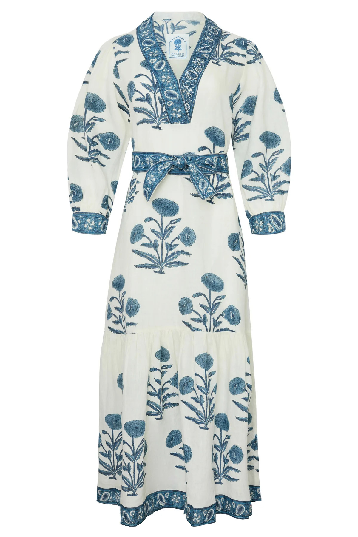 Capri Maxi Dress in Indigo | Over The Moon