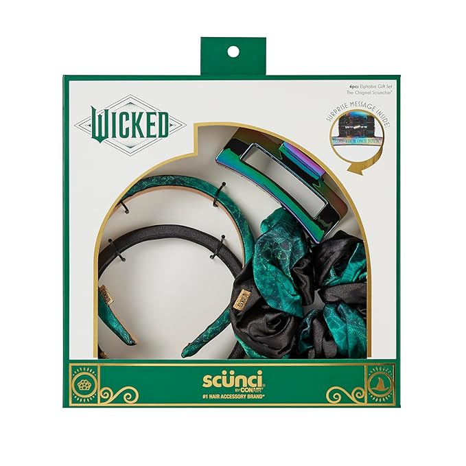 Wicked Glinda Gift Box - hair accessories for girls - gifts for her - hair accessories - Scunci b... | Amazon (US)