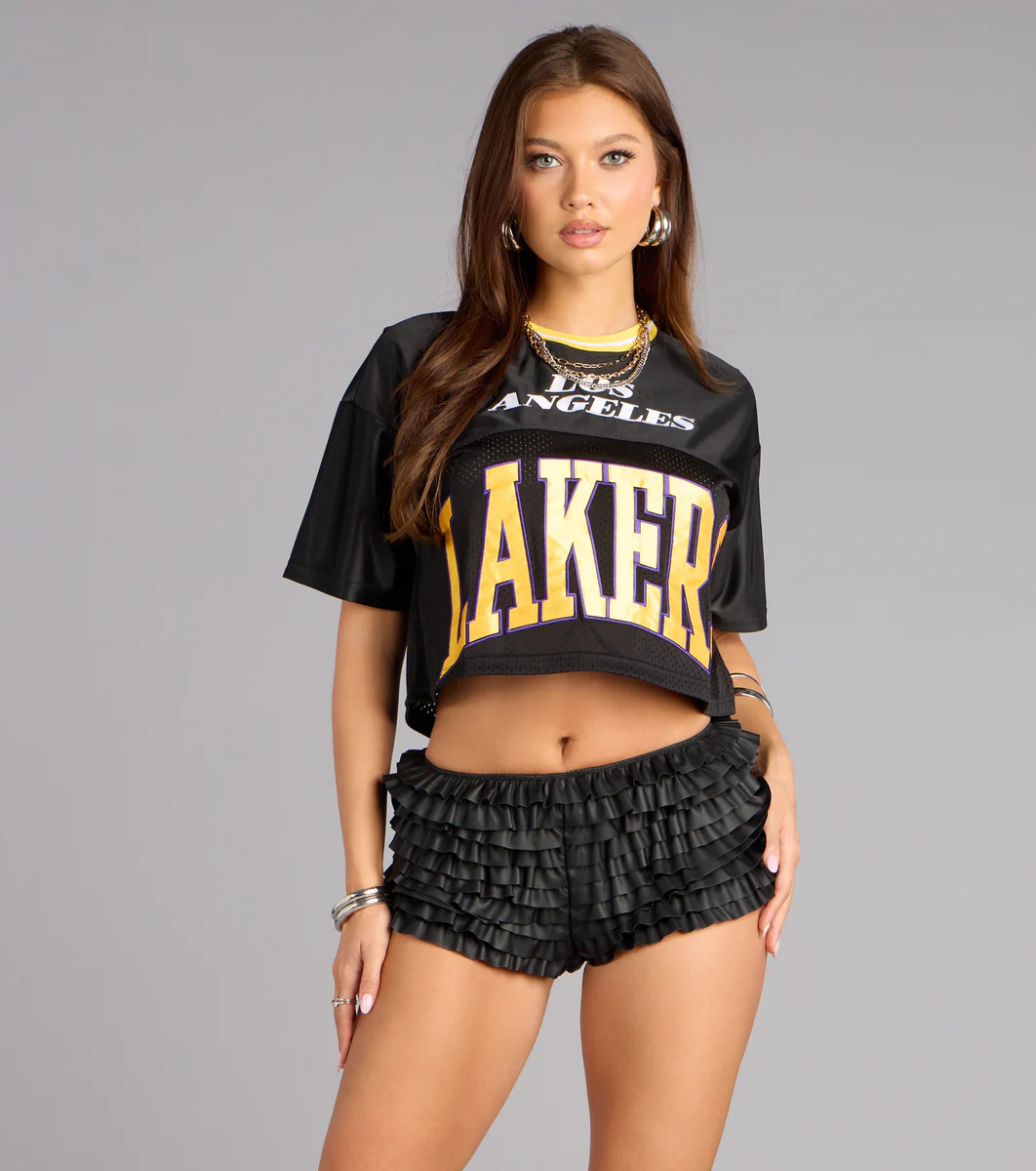 Ultra Game NBA Los Angeles Lakers Crop Top | Windsor Stores