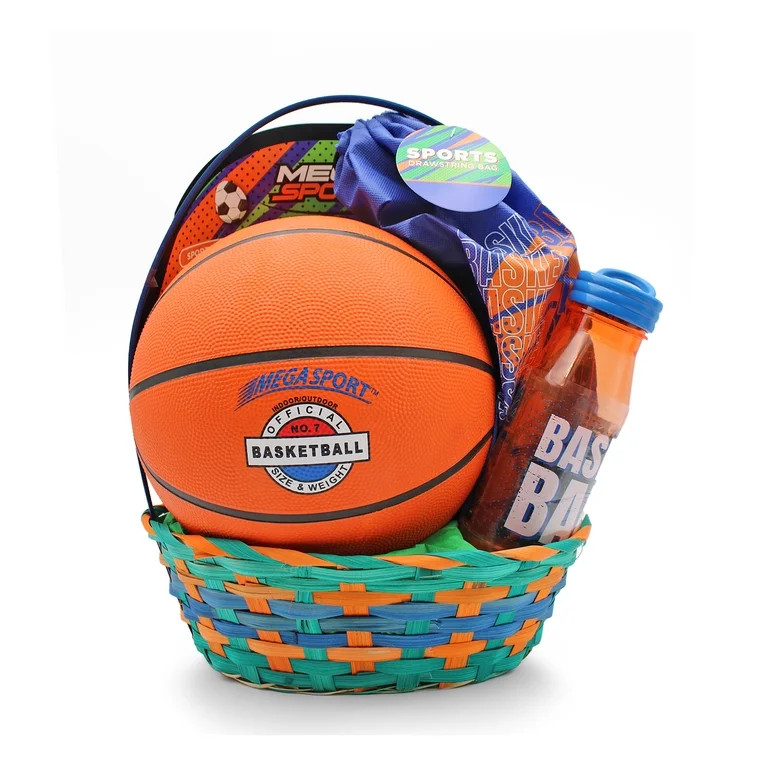 Basketball with Bag Prefilled Easter Basket, by Megatoys | Walmart (US)