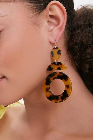 Tortoiseshell Drop Earrings | Forever 21 (US)