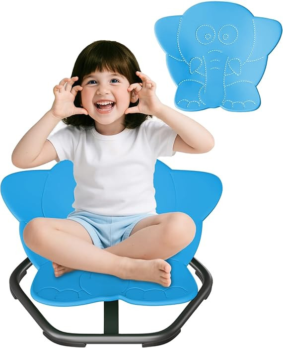 Sensory Products Swivel Chair Spinning Chair, 21" L × 19" W, Blue
        for Autistic Kids, Sen... | Amazon (US)