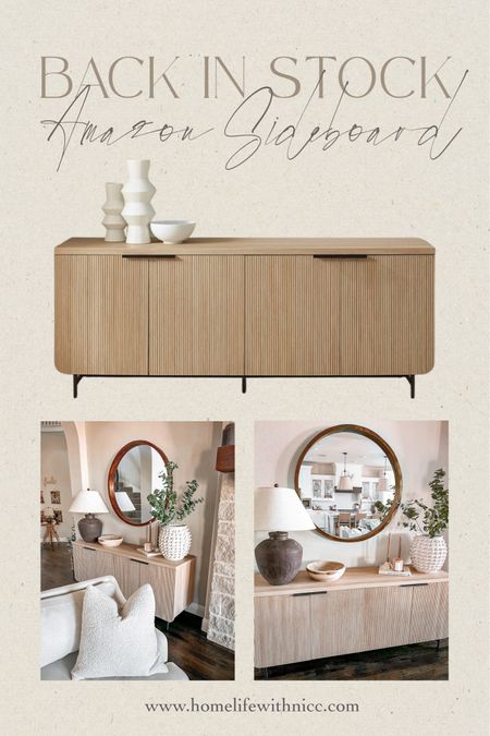 My sideboard from Amazon is back in stock!! Hurry run before it sells out again!#modernhome #homedecor #modernhomedecor #sideboard #modernhome #consoletable

#LTKsalealert #LTKhome #LTKFind