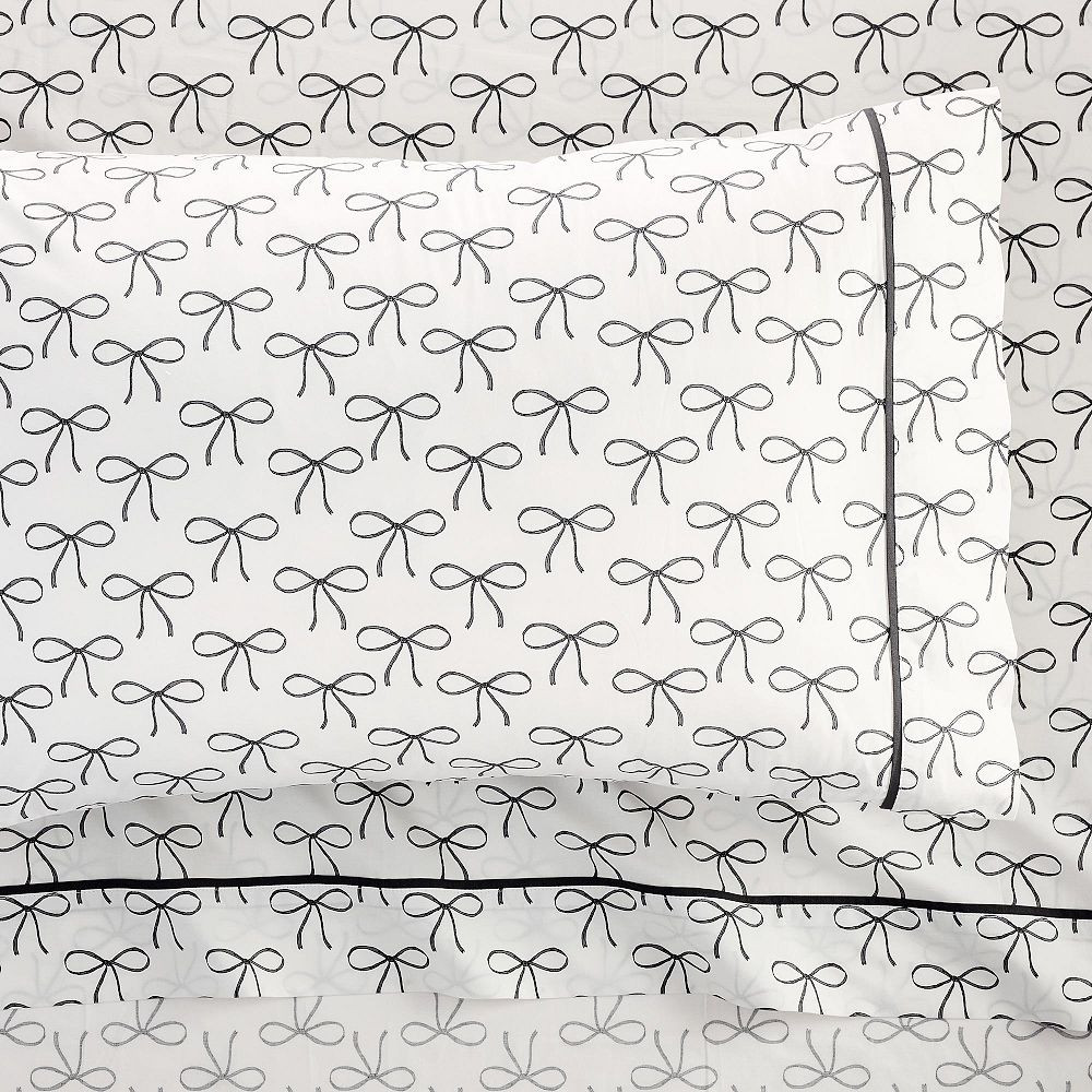 Bows Organic Sheet Set | Pottery Barn Teen