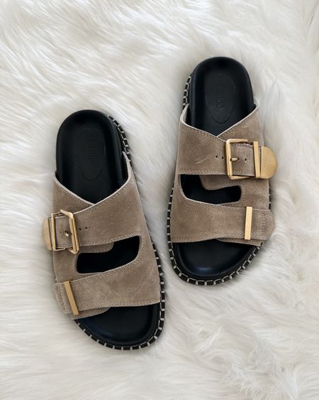 Suede sandals. Fit tts. Need one day to break in then perfect! 

#LTKstyletip #LTKshoecrush