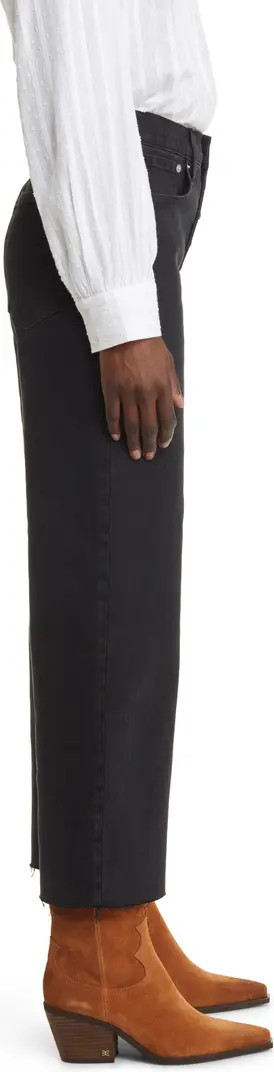 The Perfect Vintage Raw Hem Corset High Waist Straight Leg JeansMADEWELL | Nordstrom