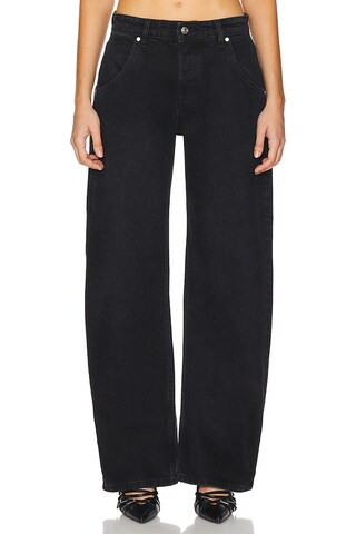 EB Denim Enzo Mid Rise Barrel Jeans in Magica from Revolve.com | Revolve Clothing (Global)