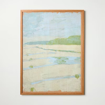 24"x32" XL Abstract Beach Wall Art - Hearth & Hand™ with Magnolia | Target