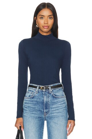 Velvet by Graham & Spencer Nadene Turtleneck in Midnight from Revolve.com | Revolve Clothing (Global)
