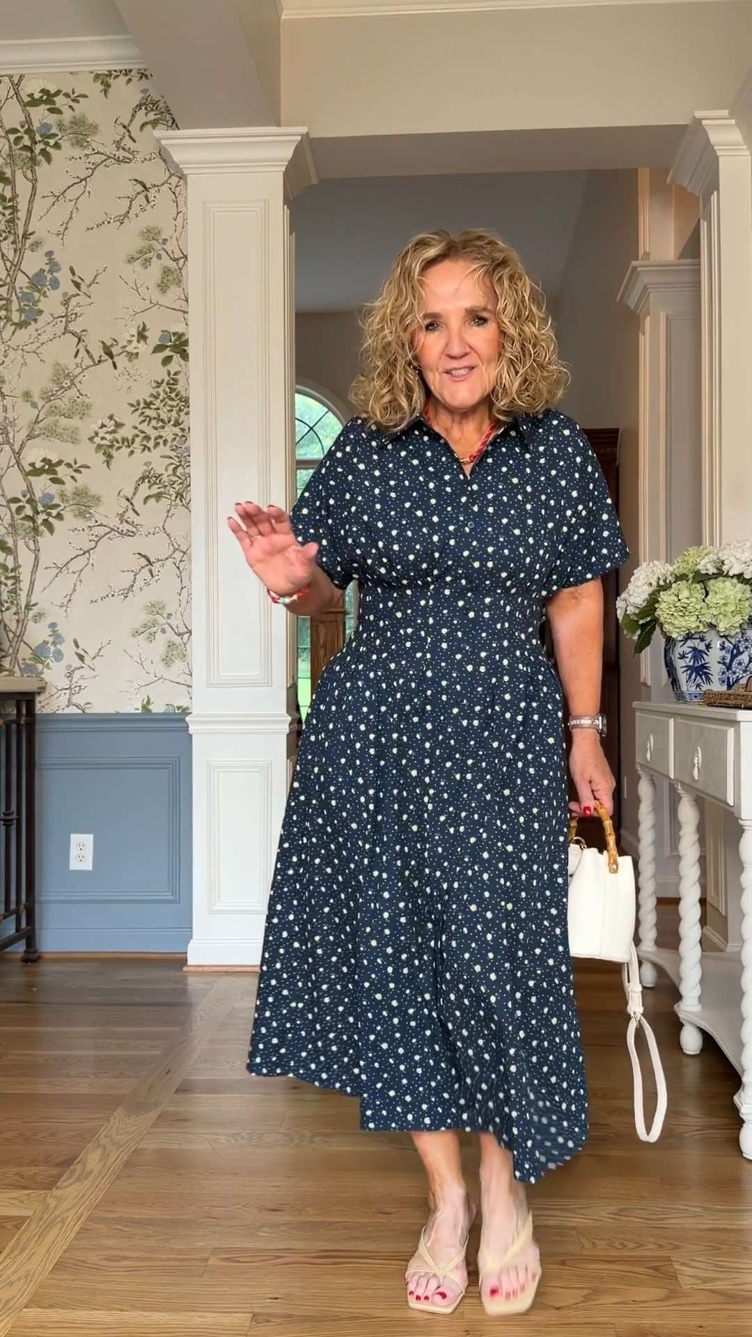 This navy floral midi dress is one of those rare finds that gets everything right. The fit is flattering, the fabric feels elevated, and the timeless print makes it an easy choice for everything from brunch to church to fall events.

💡 LTK MADE EASY

❤️ Heart = Support my posts
🔖 Save = Get sale & restock alerts
📋 Lists = Keep favorites organized
📲 Share = Send to yourself for later
💬 Comment = Ask me anything 

 #LTKootd #LTKSeasonal #LTKOver40