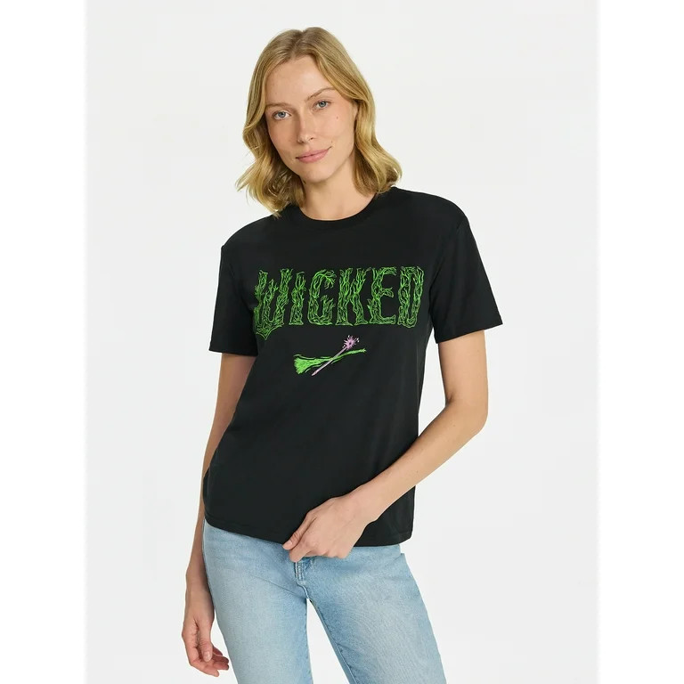 Wicked Women's Graphic Tee with Short Sleeves, Sizes XXS-XXL | Walmart (US)