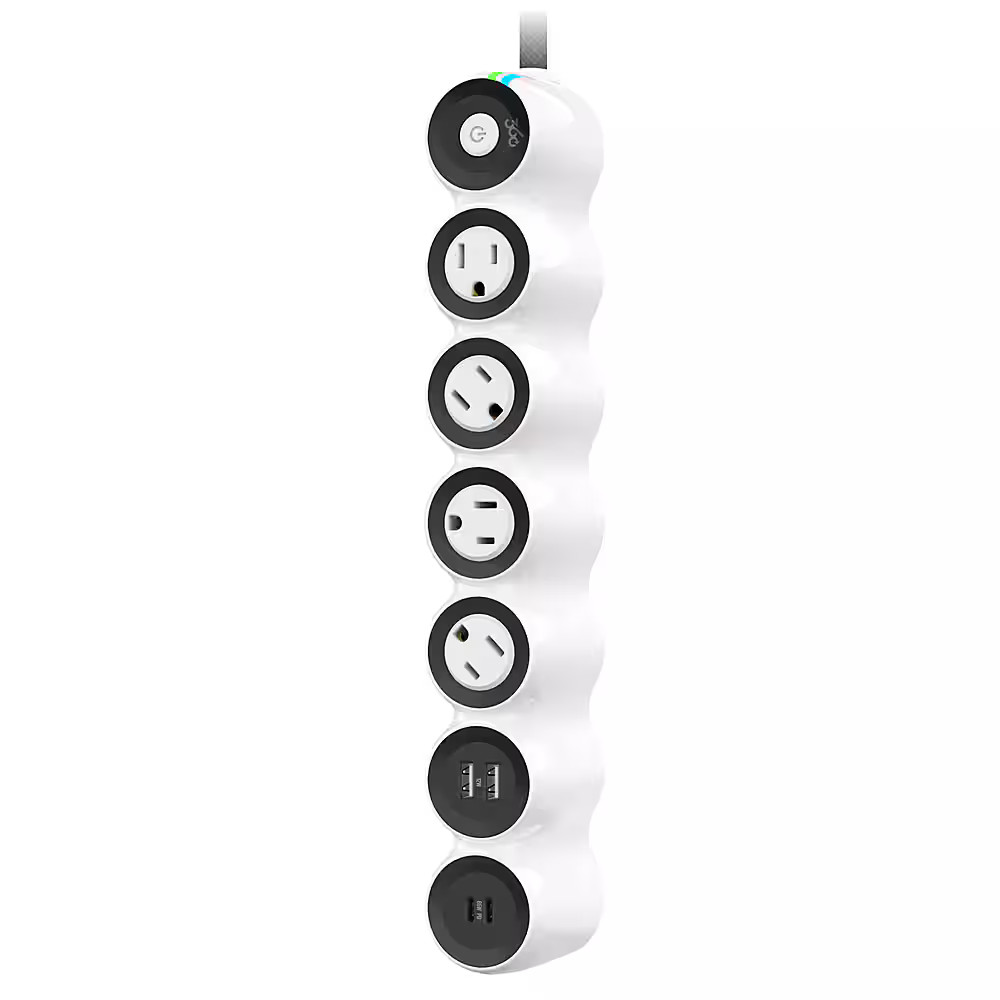 360 Electrical PowerCurve77, 4 Rotating Outlets/2 USB-A and 2 USB-C 1080 Joules Surge Protector W... | Best Buy U.S.