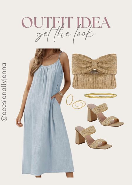 Shop the look from Amazon! 

Date night, vacation style, heels, shoes, bag, purse, bracelet, gold jewelry, rings, sandals, maxi dress 

#LTKShoeCrush #LTKItBag #LTKFindsUnder100