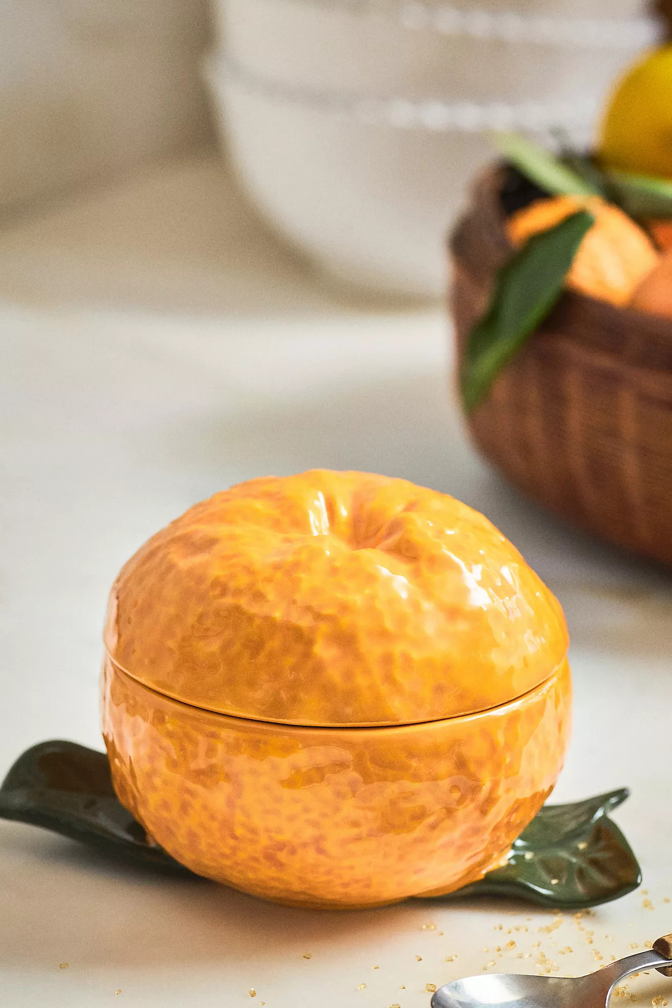 Valencia Stoneware Canister | Anthropologie (US)