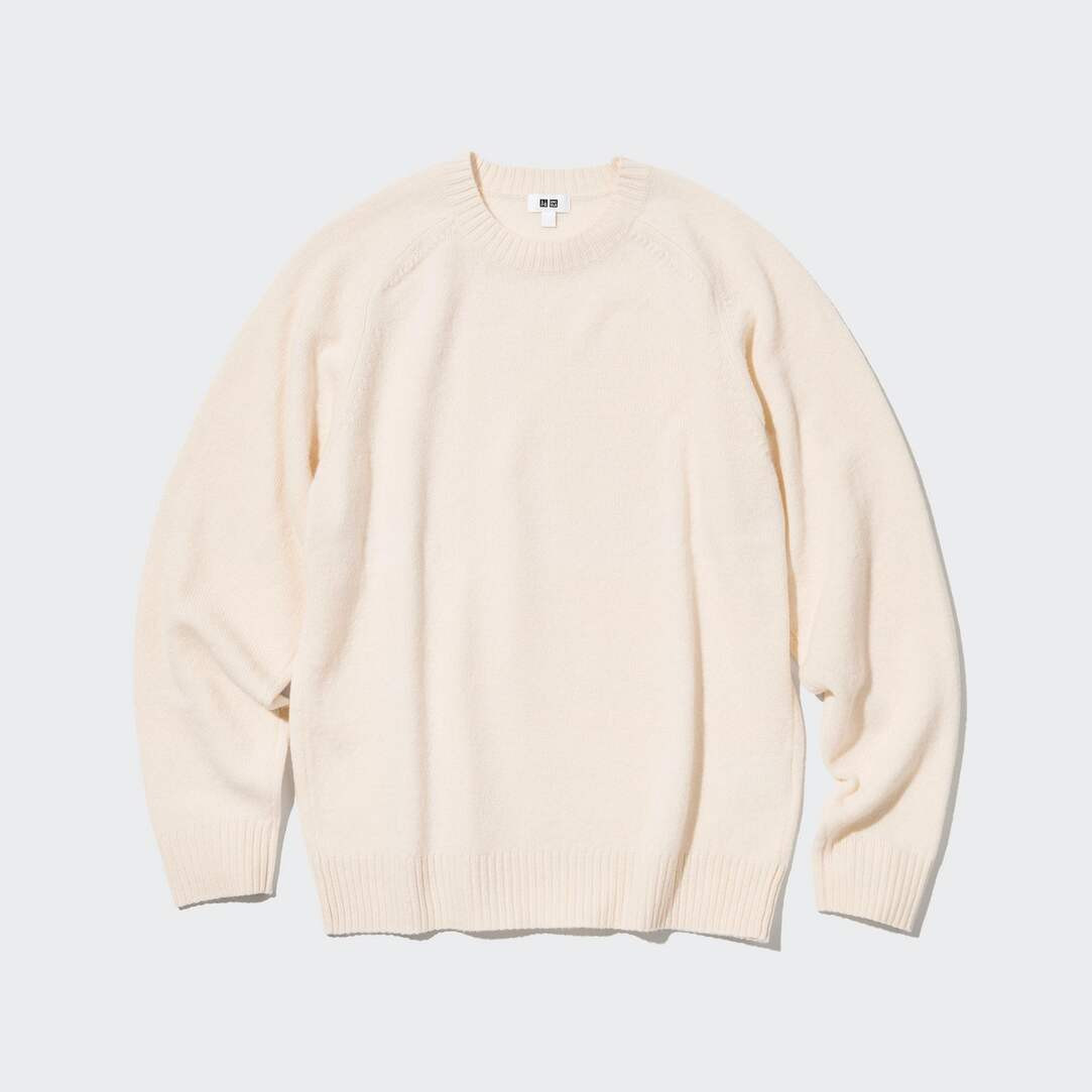 Premium Lambswool Crew Neck Jumper | UNIQLO (UK)