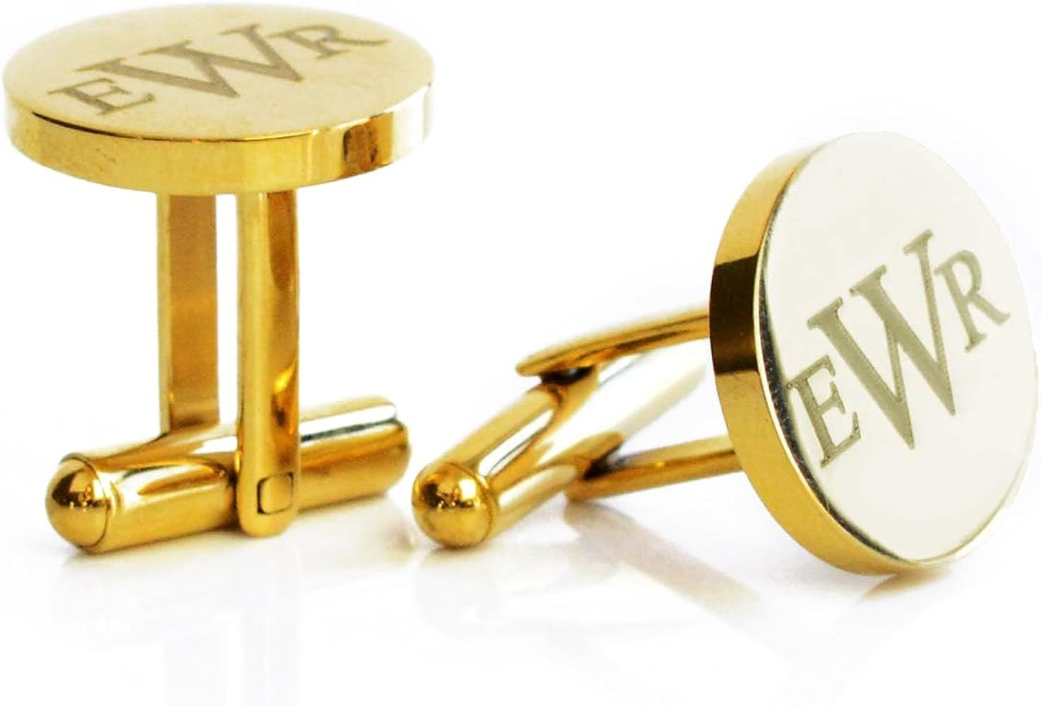 Custom Cuff Links & Personalized Tie Clip Gift Set for Men • Engraved Monogram, Date, Handwriti... | Amazon (US)