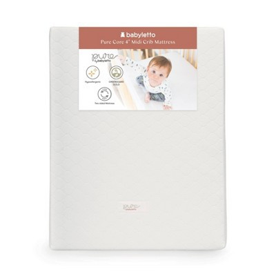 Babyletto Pure Core 4" Midi Crib Mattress with Hybrid Quilted Waterproof Cover | Target
