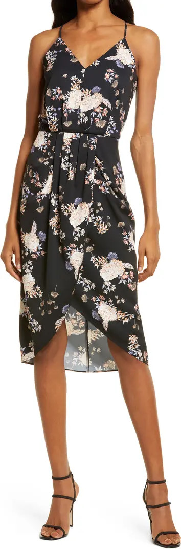 Sleeveless Faux Wrap Dress | Nordstrom