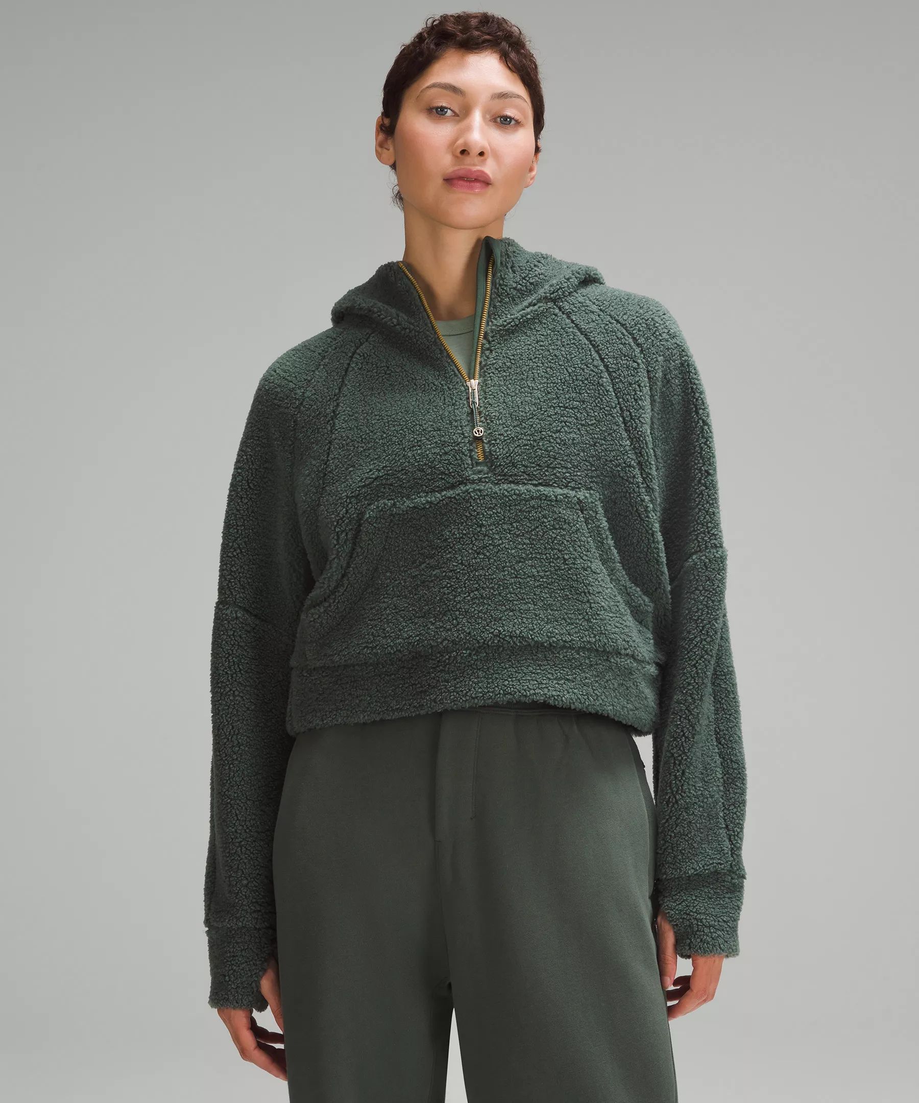 Scuba Oversized Half-Zip Fleece Hoodie | Women's Hoodies & Sweatshirts | lululemon | Lululemon (US)