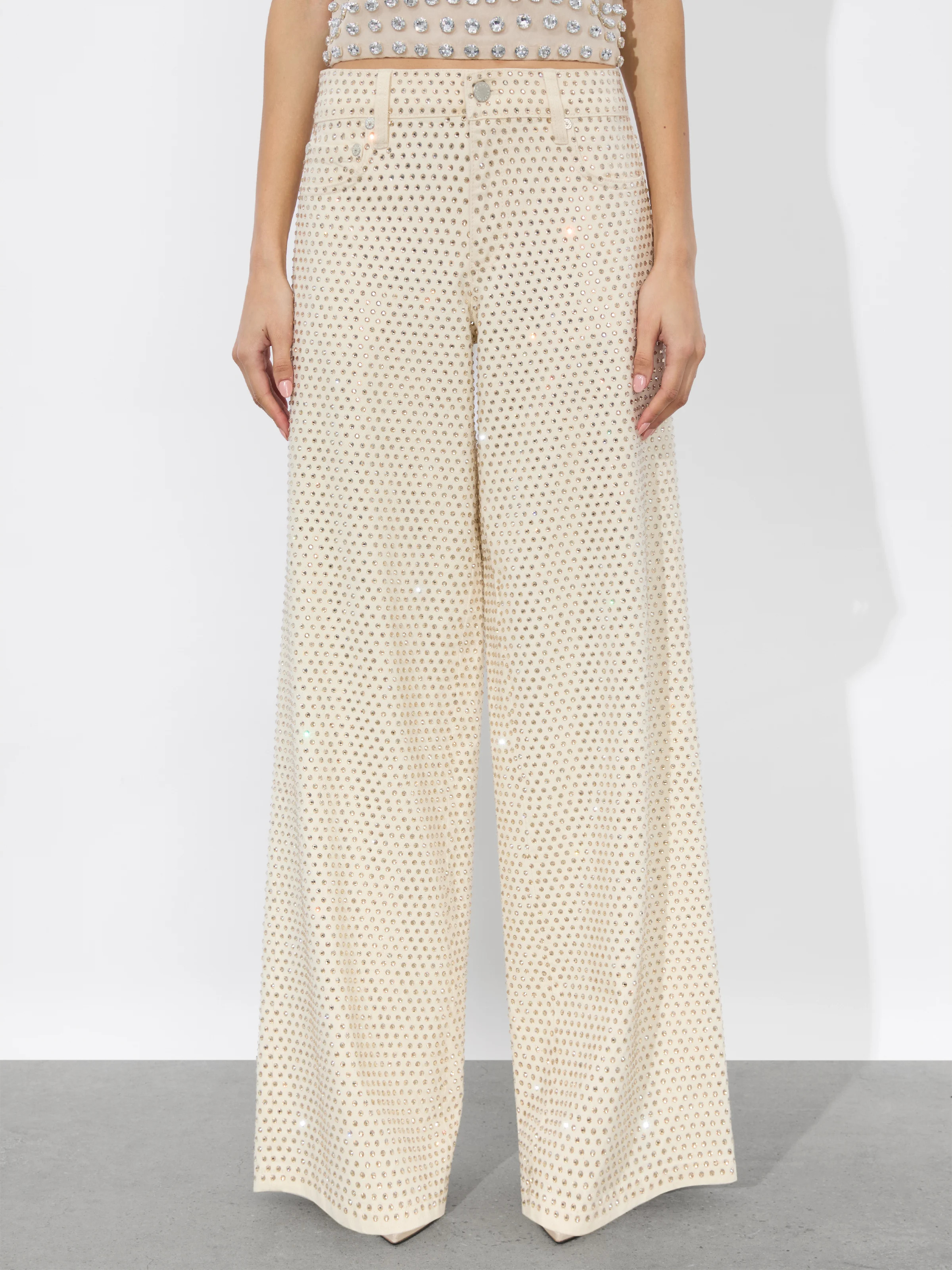 alice + olivia TRISH EMBELLISHED JEAN | Alice + Olivia