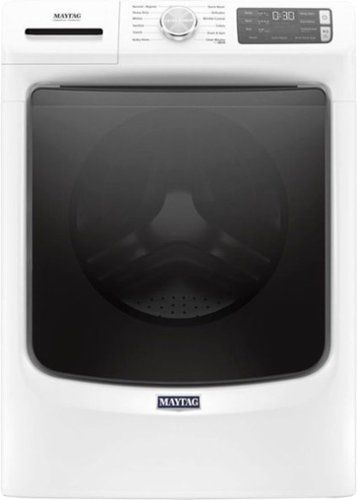 Maytag - 4.8 Cu. Ft. High Efficiency Stackable Front Load Washer with Steam and Extra Power Button - | Best Buy U.S.